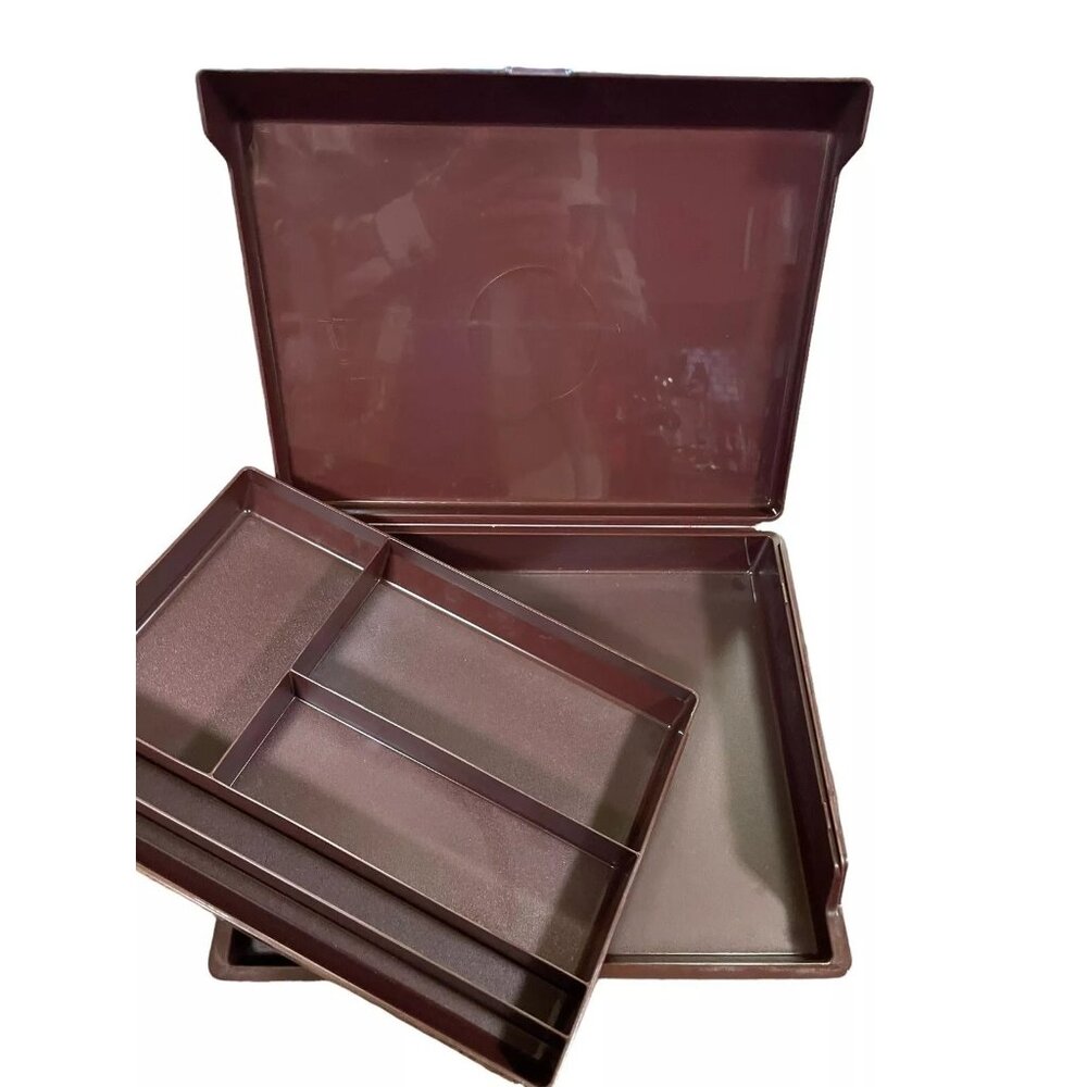 Vintage Tupperware Personal Valet Desk Organizer With Tray